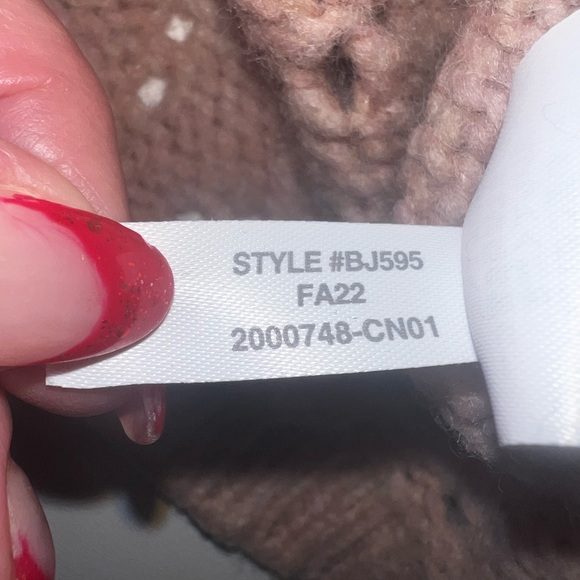 J. Crew Light Pink Pointelle Wool Blend Crew Neck Sweater Sz L - Picture 8 of 12